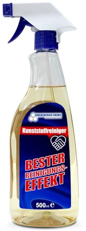 Ravensberger Chemie Kunststoffreiniger 500 ml – Spezialreiniger für Kunststofffenster, Türen, Rollläden & Gartenmöbel – entfernt Schmutz, Fett & Stiftspuren – antistatisch & verdünnbar
