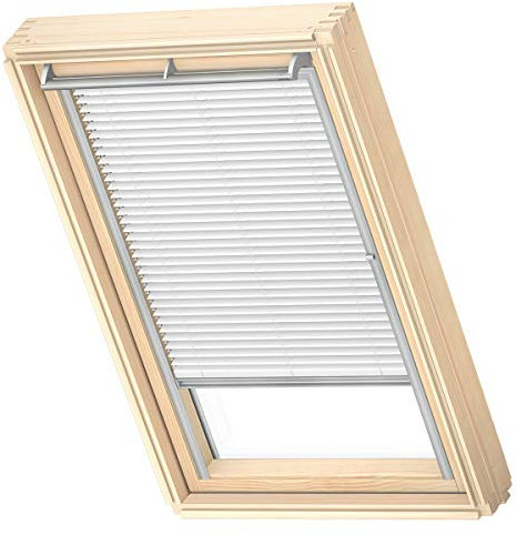 VELUX Original Jalousie für FK06, Weiß, mit Grauer Führungsschiene