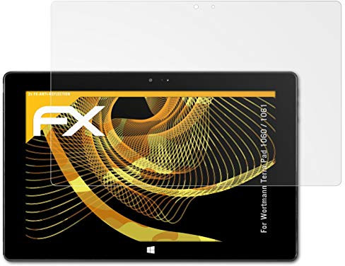 atFoliX Protecteur d'écran compatible avec Wortmann Terra Pad 1060/1061 Film Protection d'écran, antiréfléchissant et absorbant les chocs FX Film Protecteur (2X)