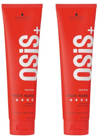 2 x SCHWARZKOPF OSiS Styling Glue - Rock Hard Ultra Strong - 150 ml