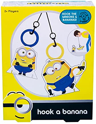 Fizz Creations – Minions Hook a Banana Game | Roligt festspel | Spel för barn | Roligt spel för par, vänner eller familj | Partyspel | Drickspel | Present till födelsedagsfest