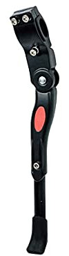 Fahrradständer, Höhe verstellbar 33 – 37,5 cm, Montage am Rahmen, universell für Rennräder, Mountainbikes, MTB, Stadtfahrräder, für Fahrräder von 22 – 28 Zoll (SCHWARZ)