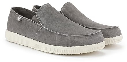 WALK IN PITAS | WP150 Slip ON Washed | Mocasines de Hombre | Gris 42