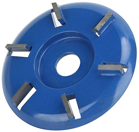 Tiiyee Disco Fresa Legno, Per La Lavorazione Del Legno Dischi Intaglio Flessibile Smerigliatrice Mola Angolare Con 6 Denti Sagomatore Taglio Lucidatura Accessori Curva Turbo Tungsteno Flat Blade