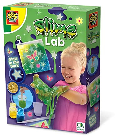 SES Creative Slime - Glow in the Dark 2x120gr, diverse Farben
