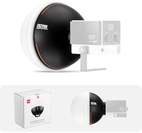 ZHIYUN Diffuser Dome für X60/ CX100/ G60/ X100 Videoleuchte mit ZY Mount
