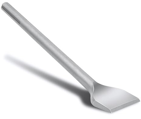 Monkey King Bar SDS Max Angled Bent Tile Chisel, 300mm x 75mm for Ceramics & Floor Tiles