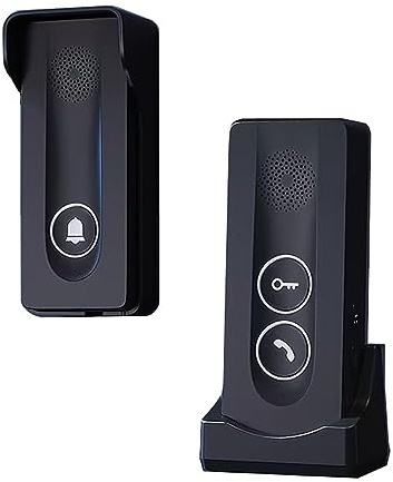 ANJIELO SMART Kabellose Türklingel, integriertes drahtloses Signal, Zwei-Wege-Gegensprechanlage, Ein-Knopf-Fernentriegelung, keine Verkabelung erforderlich