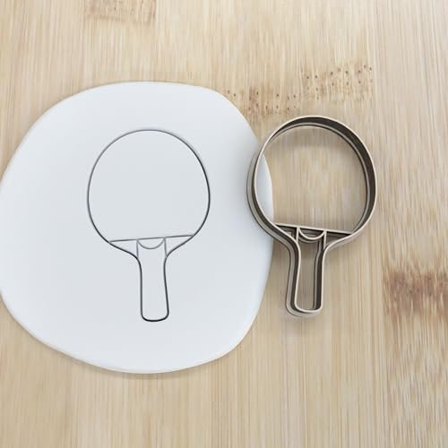 Tischtennisschläger cookie cutter Fondant Keksstempel/Ausstechform keksausstecher PLA ca.8cm