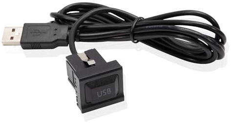Attisfiera Adaptateur câble audio USB pour Golf GTI R MK5 Scirocco Jta Rabbit USB prise de voiture
