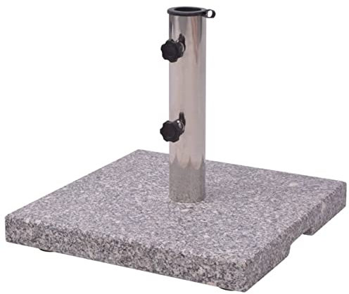 ARKEM Socle de Parasol en Granite 20 kg,Pied De Parasol,Pied De Parasol Lourd,Pied De Parasol sur roulettes