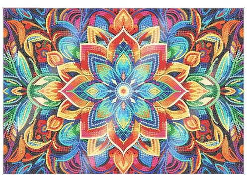 Generisch DIY Diamond Art Painting Mandala Tischset PET Rechteckiges Tischset Restaurant Dekoration