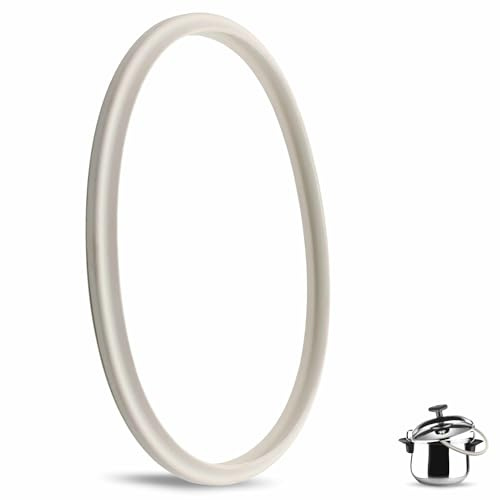 CHEFZOCO Goma para Ollas Express, Junta de Silicona para Olla a Presión, Sello de Goma para Olla Express, Diámetro Interno 22 cm, Diámetro Externo 24.5 cm, Apta para Modelos hasta 2012