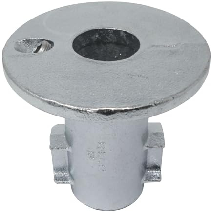 SOTOOLS Bodenhülse, Ø 42,4 mm, Temperguss, zum Einbetonieren | Zum Einbetonieren, für Rohrdurchmesser 42,4 mm.