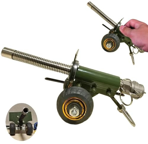 Lyoveu Canon De Pétard,Firecracker Artillery Cannon,Mini Canon À Pétard en Acier Inoxydable - Décoration De Bureau pour Les Fans Militaires