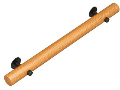 Corrimano per Scale Interne, Balaustra a Muro Antiscivolo, Corrimano in Legno, Ringhiera per Scale Rotonde. Passamano per Scale per Corridoi di Loft di Bar(30cm/1ft)
