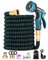 150FT/45M Expandable Garden Hose with 10-Pattern Spray Nozzle, 3/4 & 1/2 Brass Connectors, Ideal for Garden Watering, Lawn Care, and Outdoor Cleaning (Blue & Black, 150FT)