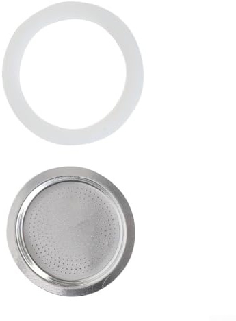 Joint pour machine à expresso, joint de rechange en caoutchouc de silicone pour cafetière (12 tasses + tamis )