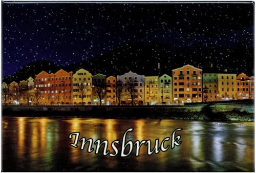 Foto Magnet Innsbruck Austria Österreich - Kühlschrankmagnet Fotomagnet Souvenir