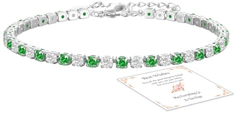 Aretas Bracciale da donna in argento Sterling 925, regolabile, regalo di compleanno, Natale, per lei, donne, fidanzate, Rame, Senza Gemstone