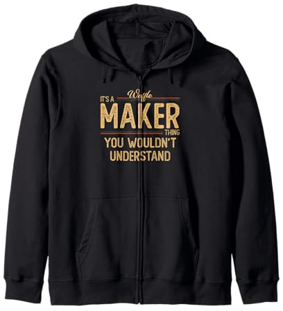 Waffle Maker | Waffles Baker Zip Hoodie