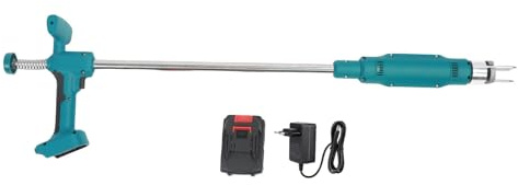 Marhynchus Extracteur de Mauvaises Herbes électrique, Outil de Désherbage en Spirale alimenté par Batterie 21 V avec Poignée Réglable de 40 à 48 Pouces pour Jardin, Pelouse, Patio, Parterres (Prise
