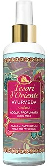 Tesori d'Oriente | Body Mist Ayurveda | Spray per il corpo aromatico con frutta amla e patchouli | Profumo leggero tutto il giorno | Rituali benessere per corpo e sensi | 200 ml