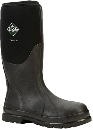 Muck Chore Classic Tall Steel Toe Men's Rubber Work Boots, 11M