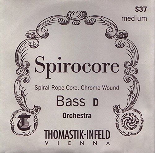 Thomastik Corde Contrebasse 1/4 Spirocore - corde Mi noyau spirale, filage chrome, accord d'orchestre, moyen