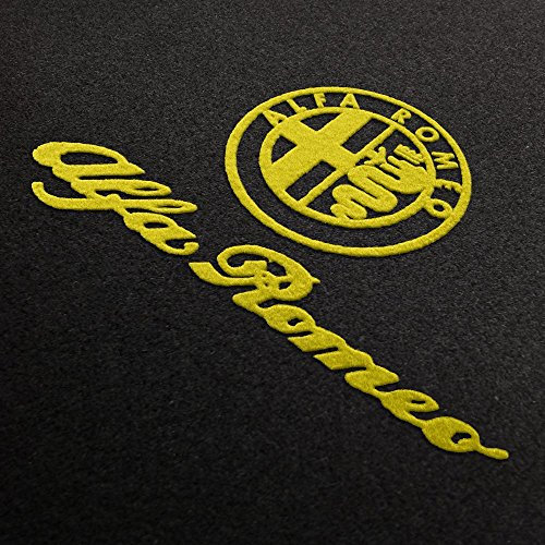 Autoteppich Stylers Fußmatten aus Nadelfilz mit Druck Logo+Schrift Q100_ALFA-L+S-201_Alfa_006