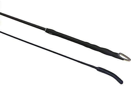 Fleck Triple Deluxe Dressage Whip 120cm Black