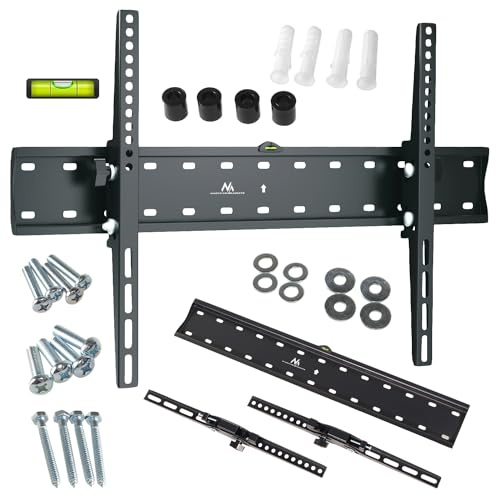 Maclean MC-668 TV väggfäste QLED OLED LCD LED Plasma TV 37–85 tum skärm upp till 40 kg TV-hållare tippbar hållare VESA 100 x 100 200 x 200 400 x 200 300 400 x 400