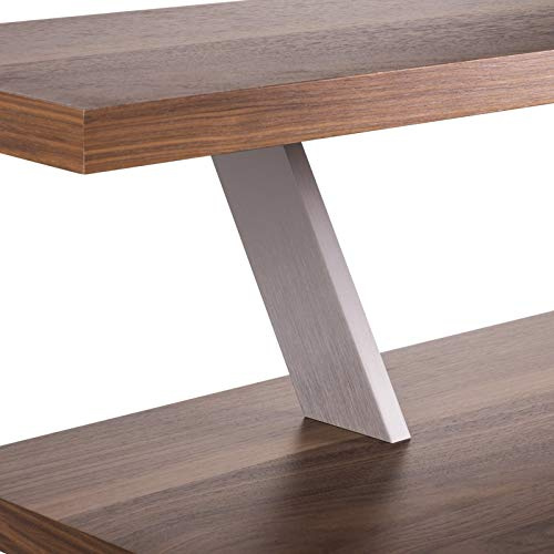 SOTECH Barkonsole Counter Alu in Edelstahloptik Höhe 178 mm schräg 60° | fein geschliffen Thekenkonsole Tresenstütze Bar-Konsole - Design trifft auf Funktion