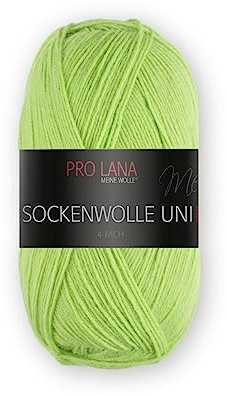Pro Lana Sockenwolle Uni 4-fach 426 - hellgrün