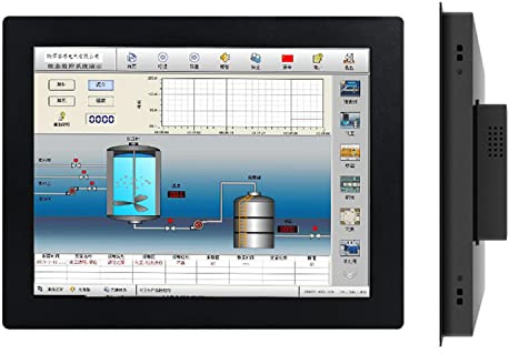 Moniteur Industriel avec écran Tactile résistif Panneau intégré PC Moniteur (VGA(Resistive Touch), 15 inch)