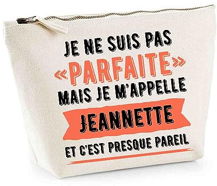 Trousse Jeannette Parfaite | Pochette Toilette Maquillage Idée Sac Cadeau