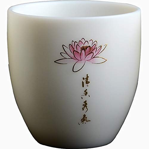 Service à thé en céramique orientale, théière, tasses à café, décorations, tasse à thé, porcelaine Lindehua, tasse à thé en porcelaine blanche, céramique émaillée couleur jade, tasse simple, tasse à t
