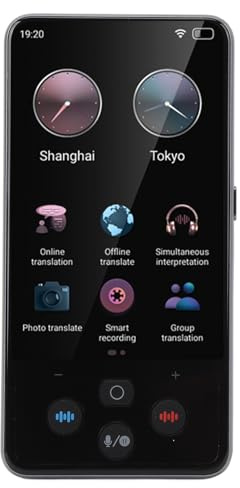 Language Translator Device, 2 Way Real Time Voice Translator Support 138 Languages with 3.97 Inch Touch Screen, Portable Text Offline Photo Translation Device for Business Learning