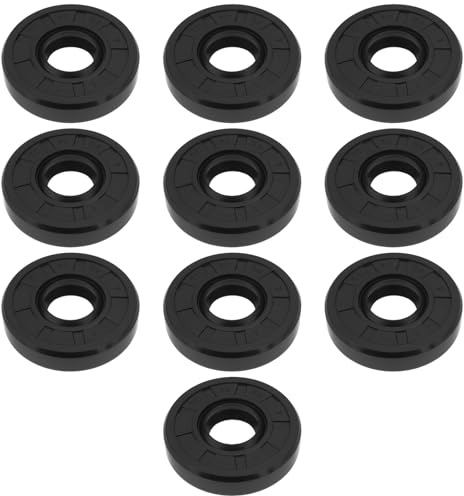 The Lord of the Tools Lot de 10 joints d'huile TC 12 x 32 x 7 mm en caoutchouc NBR à double lèvre pour arbre rotatif