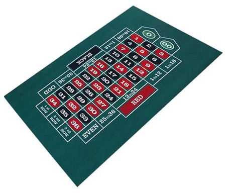 Poker Bordstop Matta Dubbelsidig Hopfällbar Kortspel Bordsupplägg
