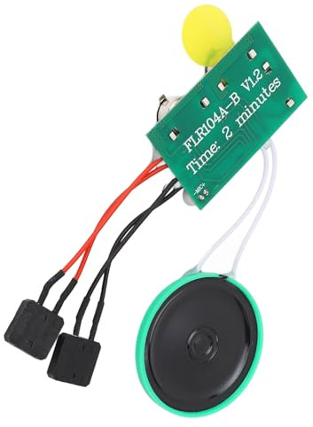 CHICIRIS DIY-Grußkarte mit Soundmodul Zur für 120 Sekunden – Play-Button-Funktion für Selbstgemachte Geschenke