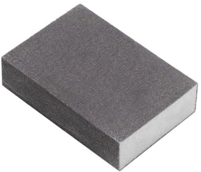 Opatiny Bloc d'éponges de ponçage Grain 60/80/120/240 - Pour bois, peinture, métal, plastique et cloison sèche