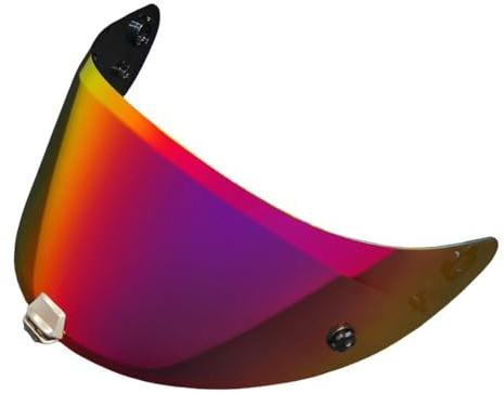 HYLGY Visiere Casque Moto pour HJC Rpha 70 St HJ-26ST, Protection UV, Visière Teintée Anti-Rayures de Remplacement, Lentille de Protection de Style,Normal-L Revo Rose Red