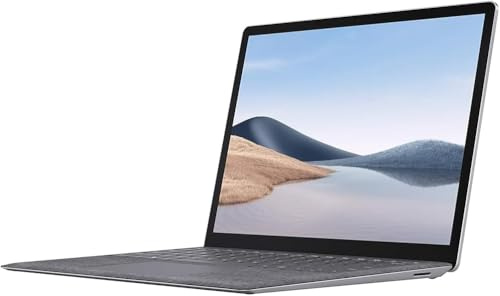 Microsoft Surface Laptop 4 13.5 PixelSense Touchscreen, Intel Core i7-1185G7, 16GB LPDDR4x RAM, 512GB NVMe SSD, Intel Iris Xe, WiFi 6, Windows 11 Pro, QWERTY English Keyboard, Platinum (Renewed)