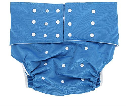 Pañales para Adultos Lavable, Pañales Noche Adultos Reutilizables Contra la Incontinencia, Bolsillo de Doble Apertura Ajustable sin Fugas para Ancianos y Discapacitados(#1)