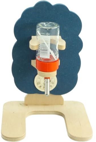 Getzoo Wolkentränke aus Holz + Trinkflasche von Classic® (150 ml)