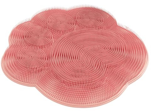Back Scrubber Massage Pad, Foot Scrubber Mat för dusch Silikonfot och bakre