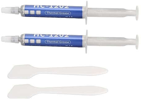 lyrlody Pasta Dissipatore, Pasta Termica da 12,8 W/MK per GPU CPU, Senza Metallo Non Conduttore con stabilità, per Overclocking PC