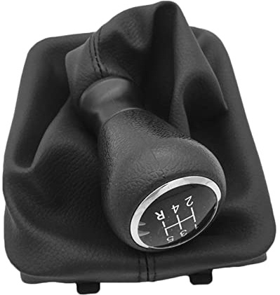 Pomo para palanca de cambios de coche, 5 velocidades, cubierta antipolvo para palanca de cambios automática, repuesto para Peugeot 206 406