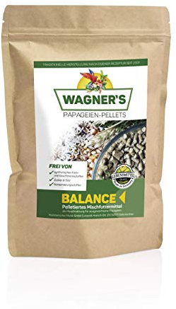 Wagner's | Balance Pellets für Papageien - 750 g Hauptnahrung - MEDIUM